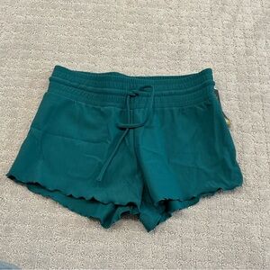Womens salty crew teal, ribbed swim quick dry shorts medium NWT